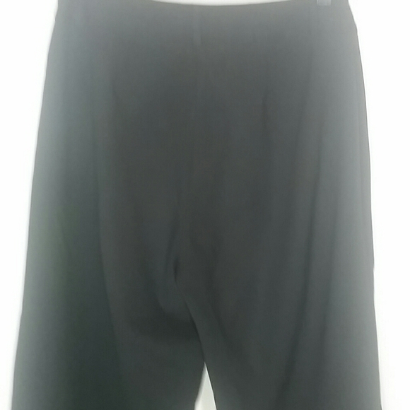 Capri's black cuffed flat front straight stretch - Picture 4 of 4